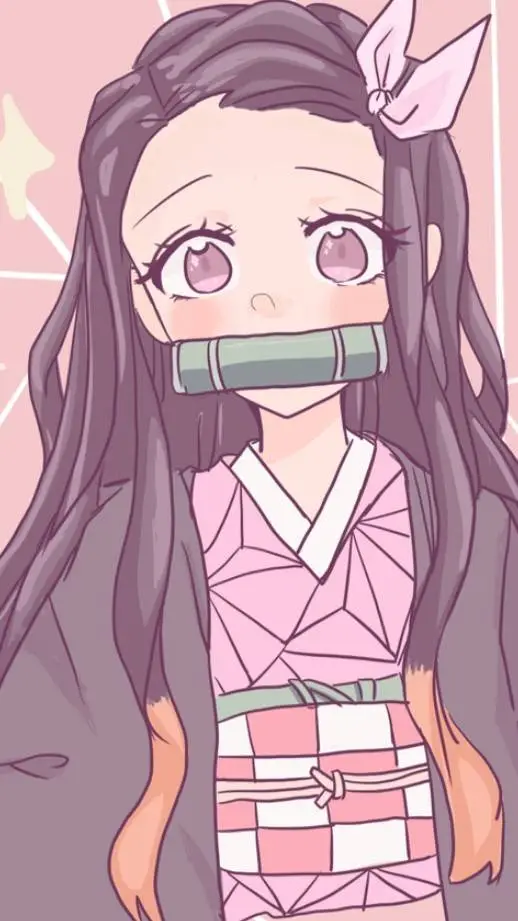 ai character: Nezuko 🎍 background