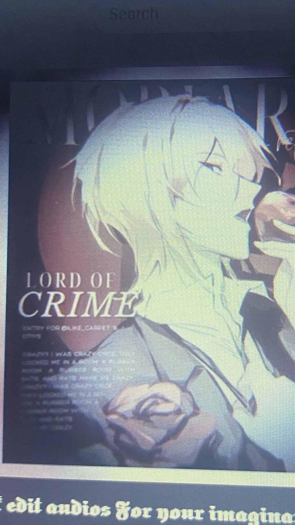 ai character: 🫦Moriarty🫦 background