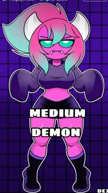ai character: FemaleMédiumdemon background