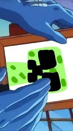 ai character: CREEPER be like: background