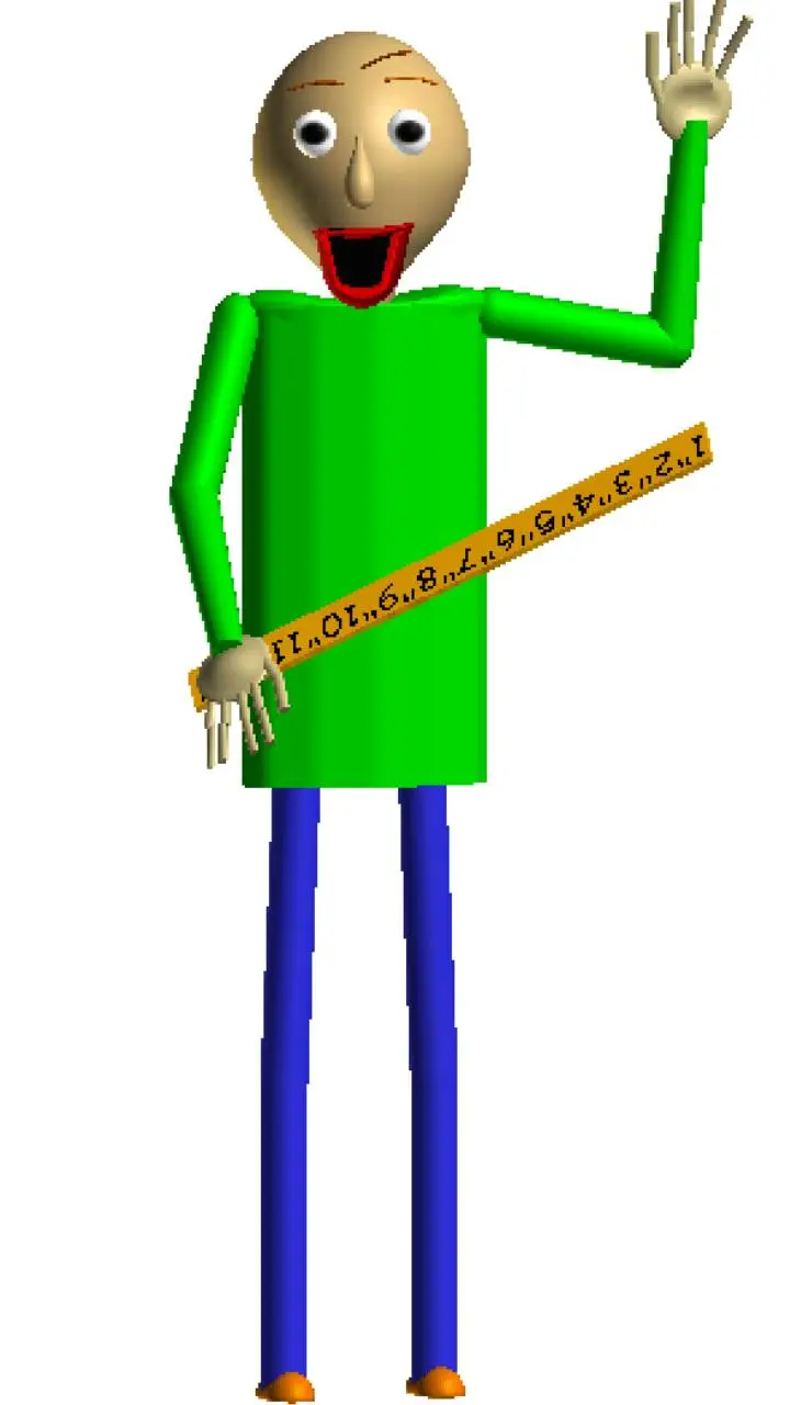 ai character: Baldi (El calvito) background