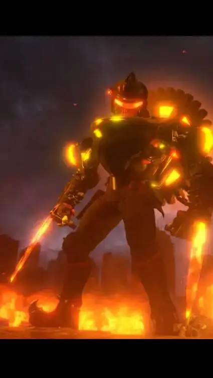 ai character: astro cazador  background