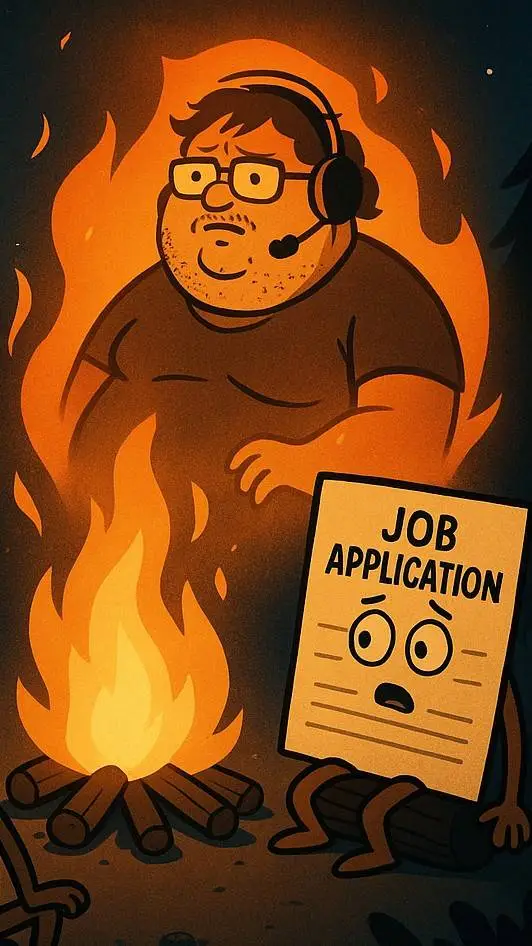 ai character: in pain man background