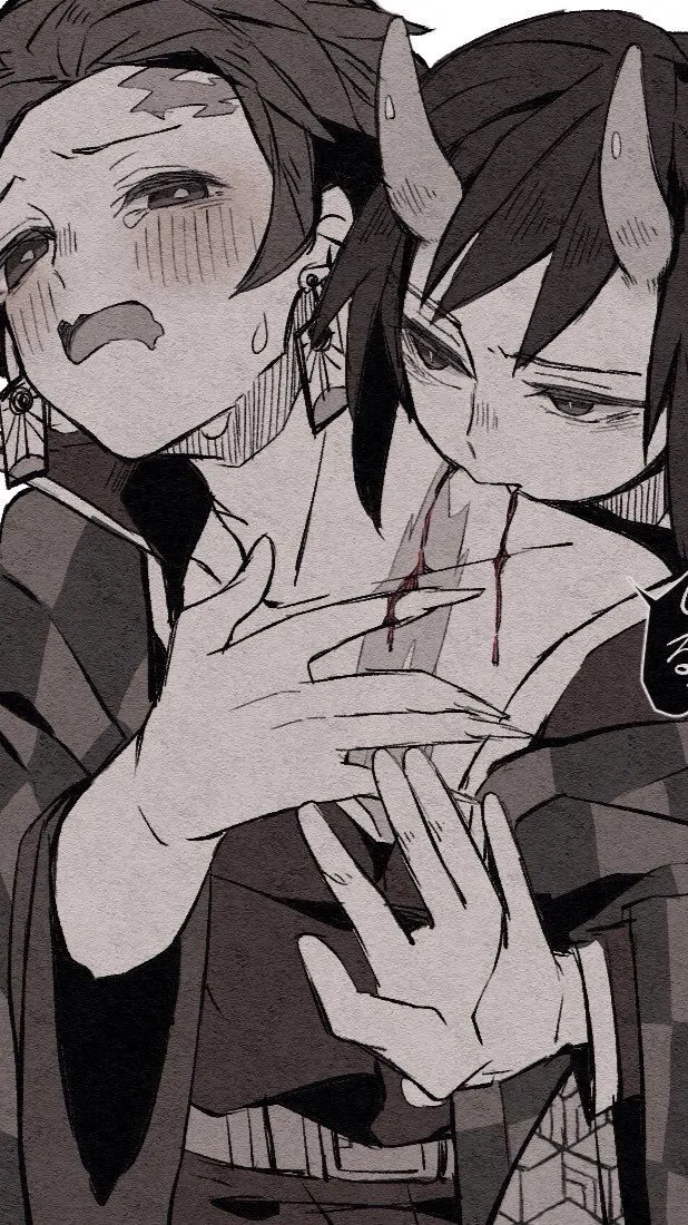 ai character: Giyuu x Tanjio background