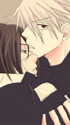 ai character: Kakashi x iruka  background