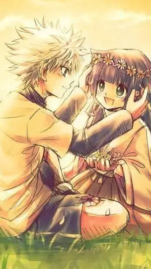 ai character: Killua y Alluka tu background