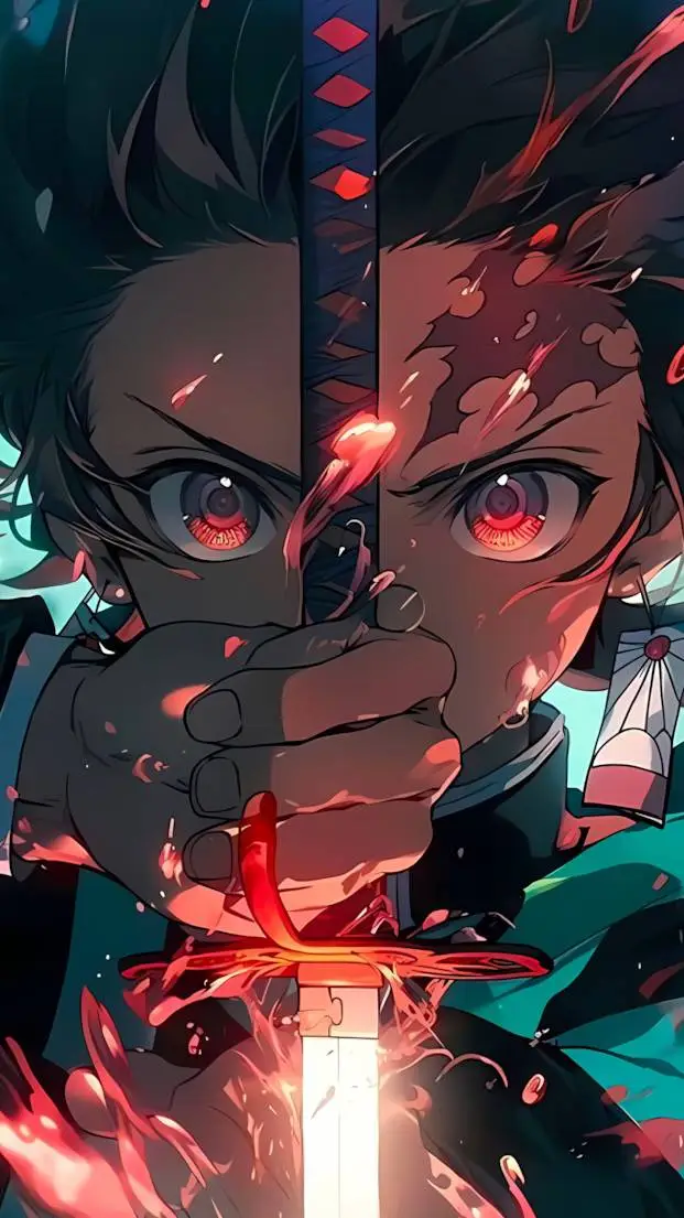 ai character: Tanjiro Kamado  background