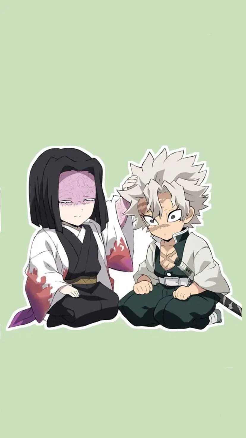 ai character: Kagaya y Sanemi background