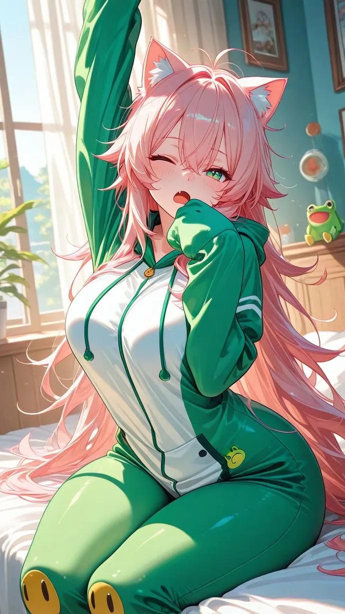 ai character: Kity  background
