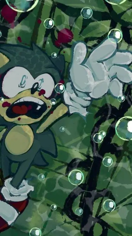 ai character: drowning sonic background