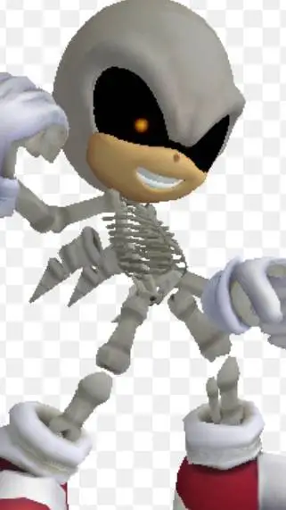 ai character: skeleton sonic background