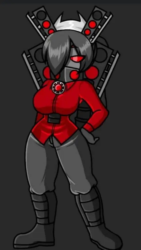 ai character: TITÁN SPEAKERWOMAN background