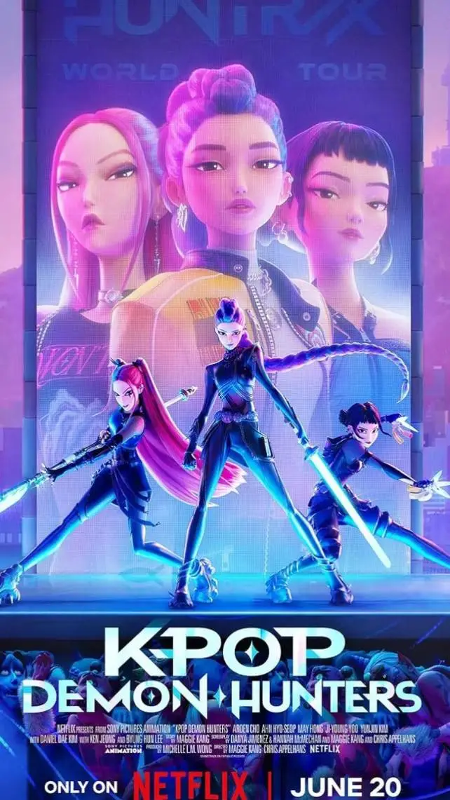 ai character: K-pop demon hunter background