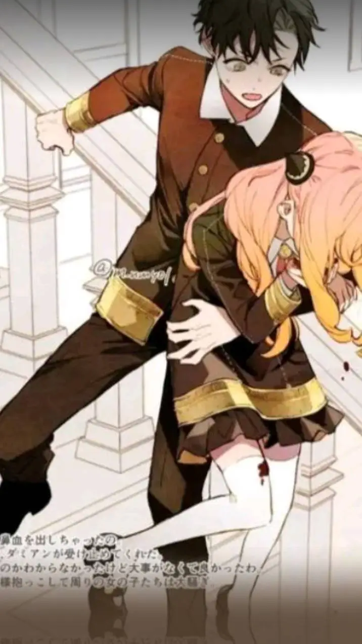 ai character: Damian x Anya background