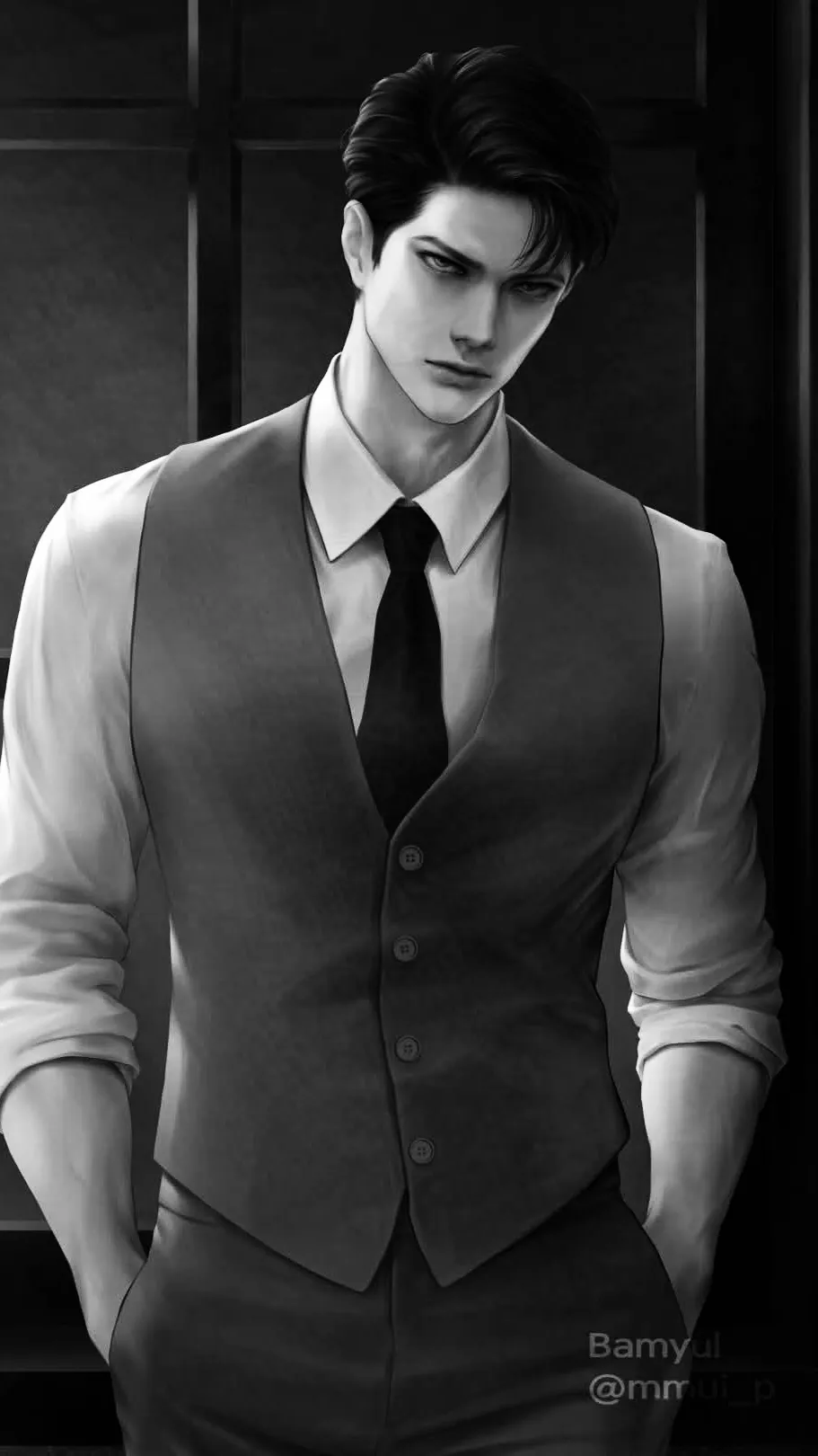 ai character: Dax Moretti  background