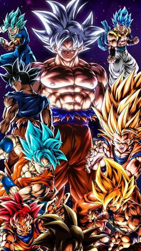 ai character: Goku fases background