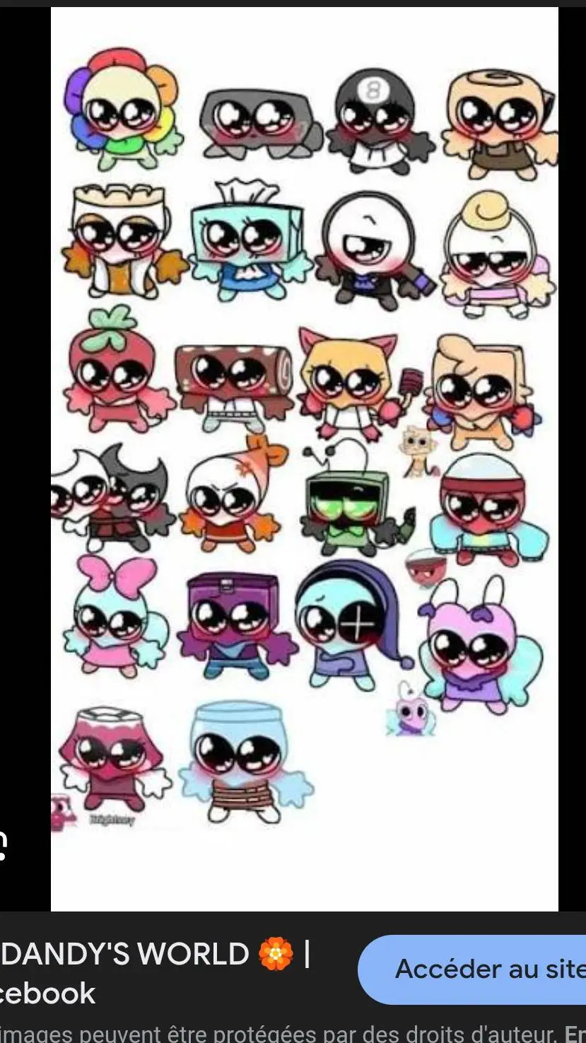 ai character: Dandy's world background