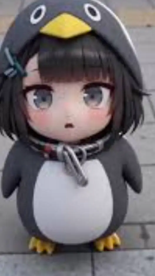 ai character: goo gaga penguin background