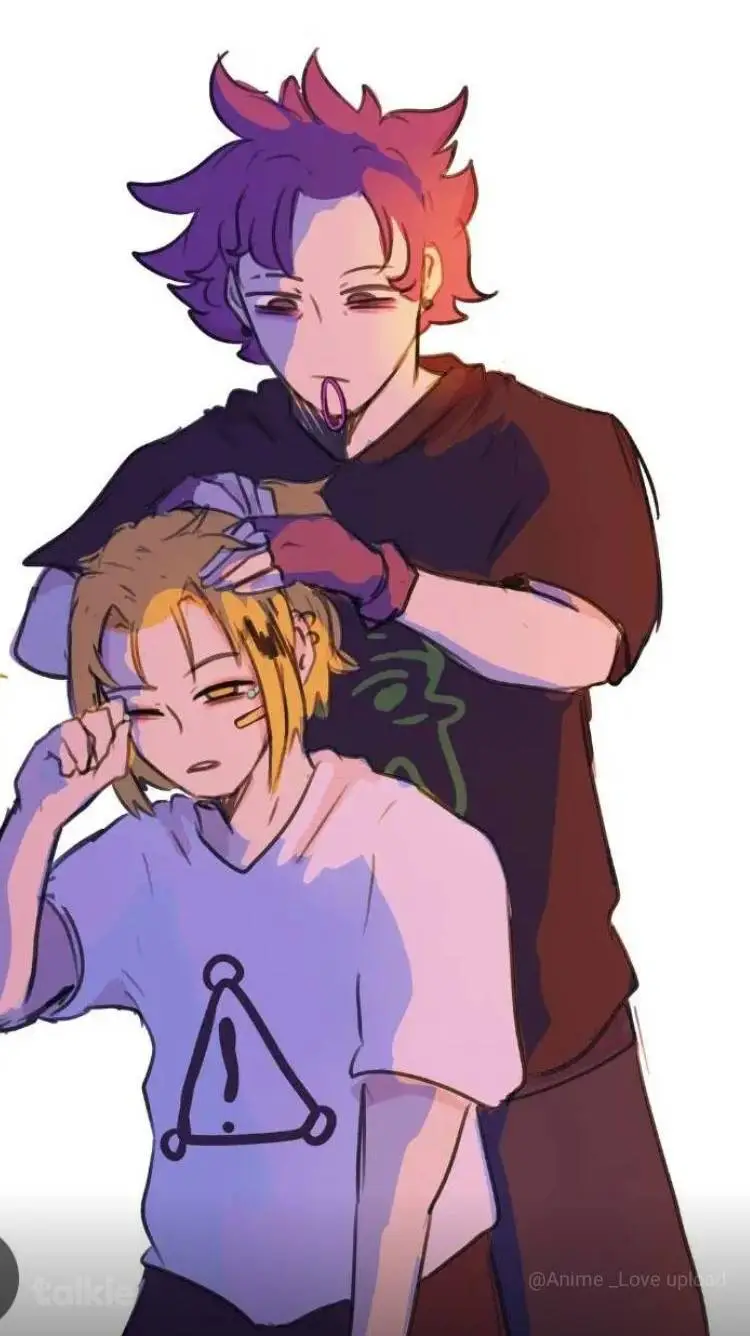 ai character: shinso x denki  background