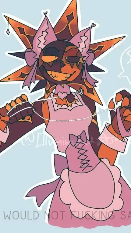 ai character: pink eclipse  background