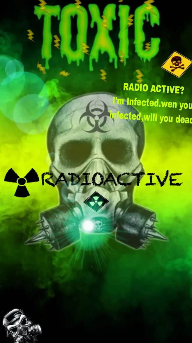 ai character: Radioactive ☢️☢️ background