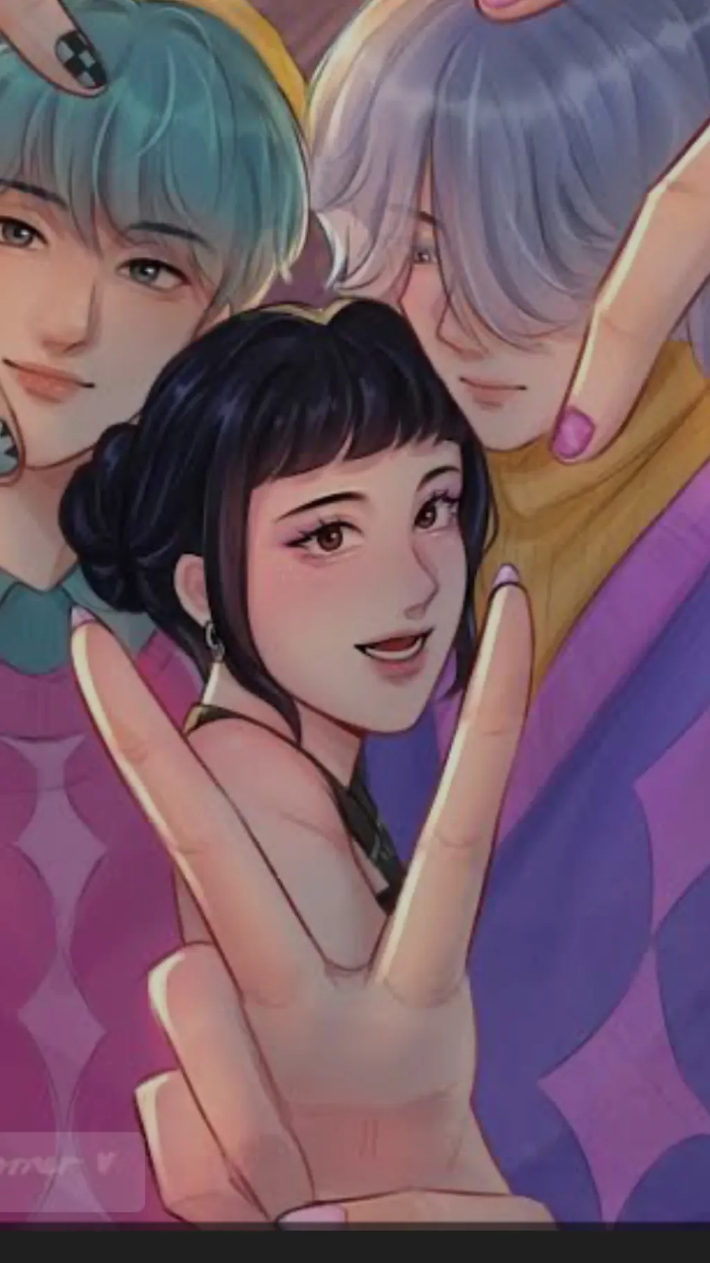 ai character: ZOEY background