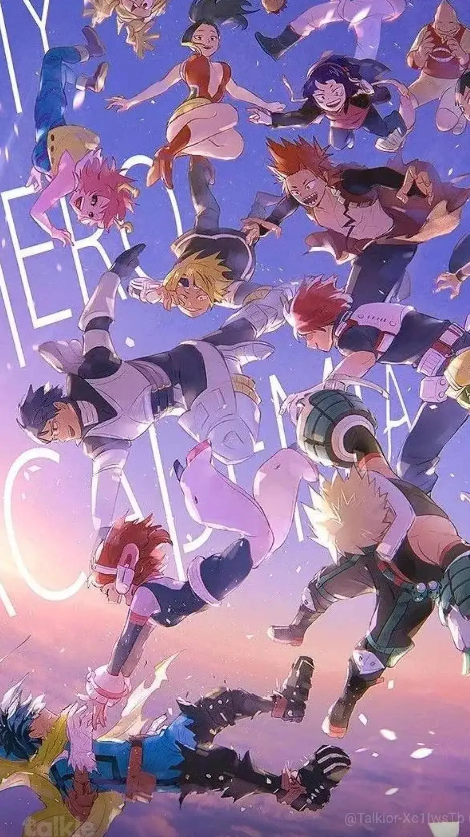 ai character: MHA birthday party background