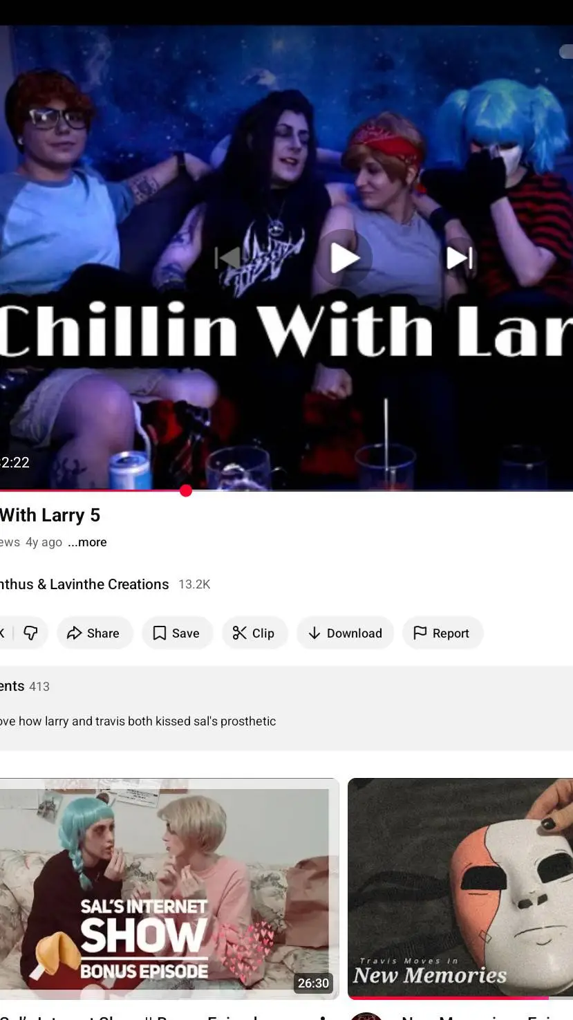 ai character: chillin w Larry 5 background