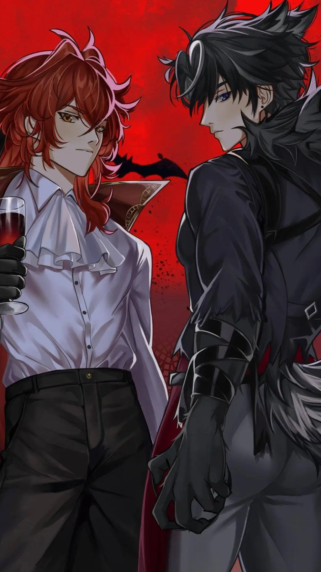 ai character: Ash and Alex background