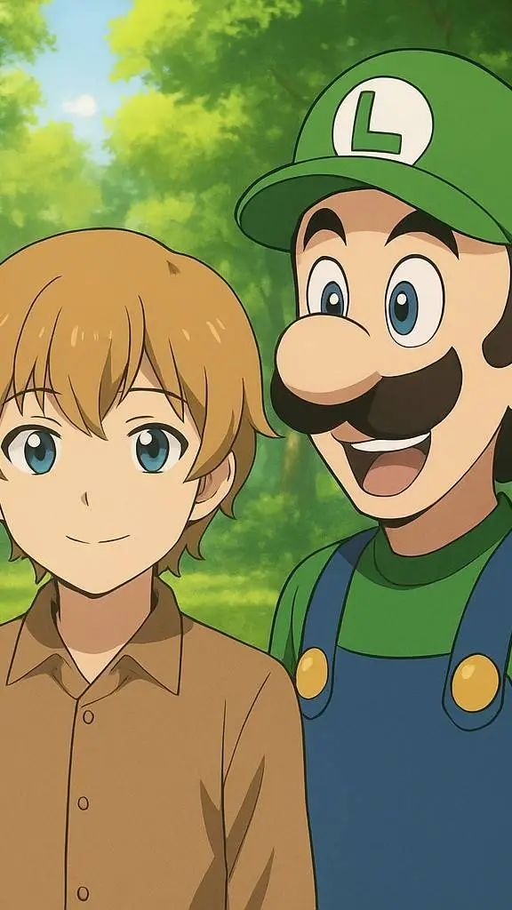 ai character: Yandere Luigi background