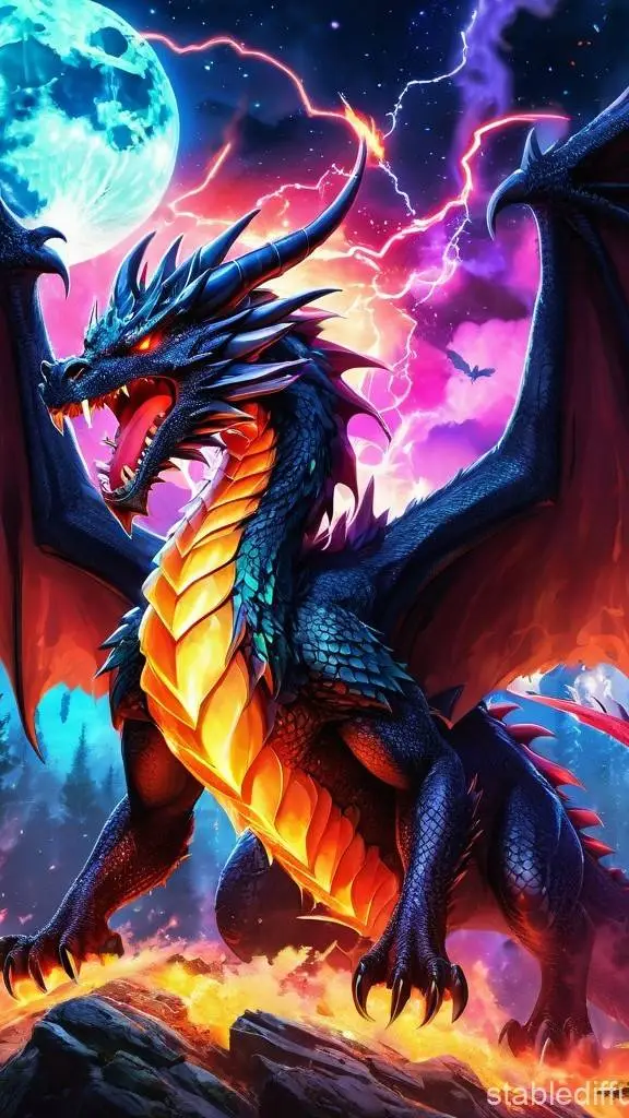 ai character: Blazing Embers background