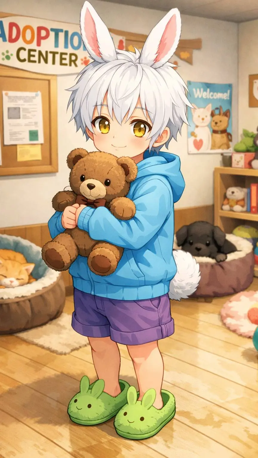 ai character: (hybrid-care) Luke background