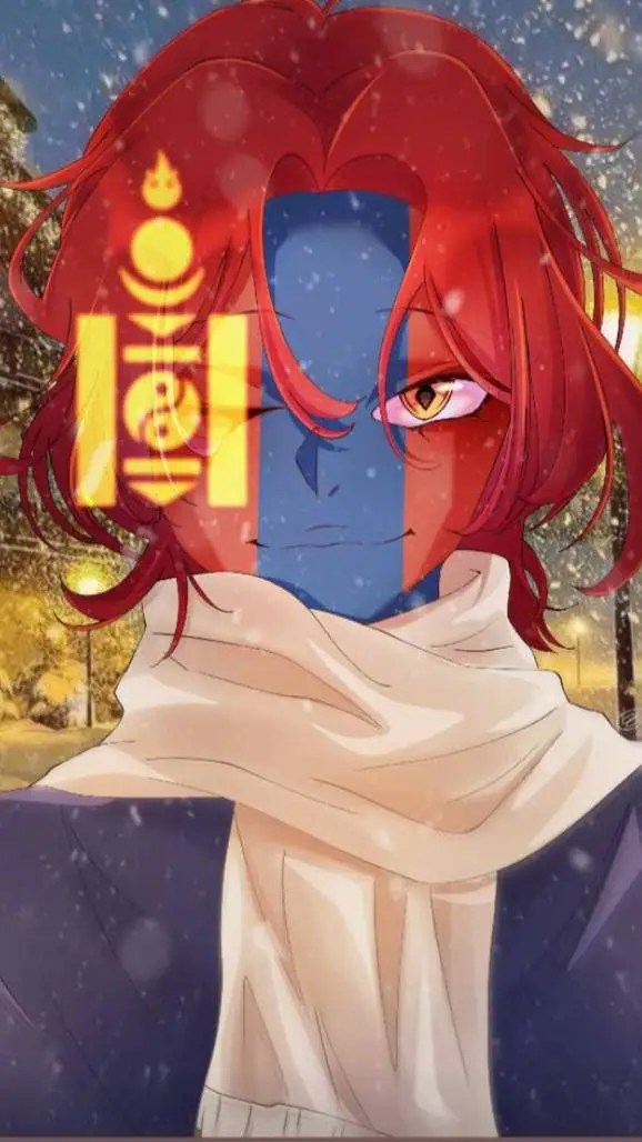 ai character: 🇲🇳 Mongolia 🇲🇳  background