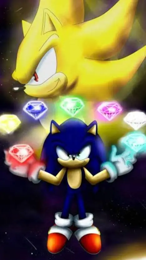 ai character: super sonic background