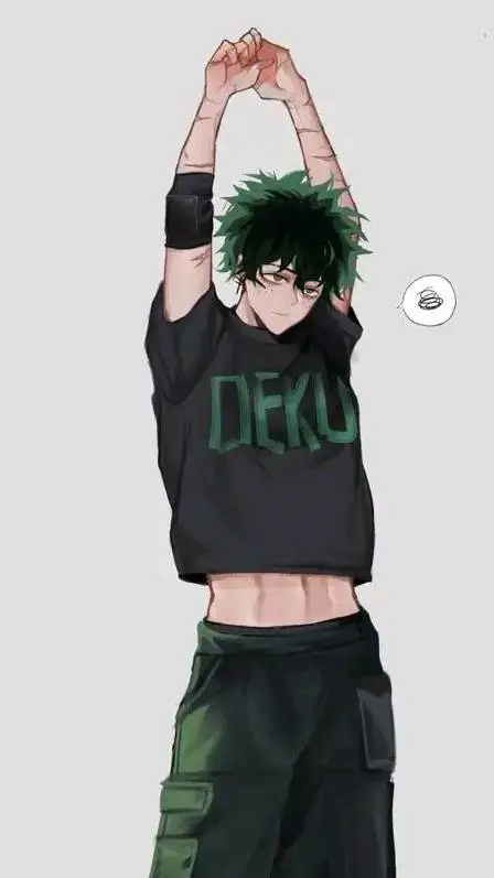 ai character: izuku midoriya  background