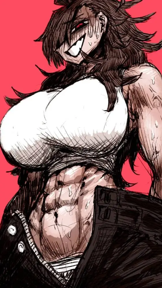 ai character: hiena-chan  background