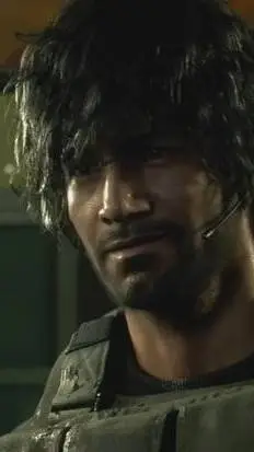 ai character: Carlos olivera/re3 background