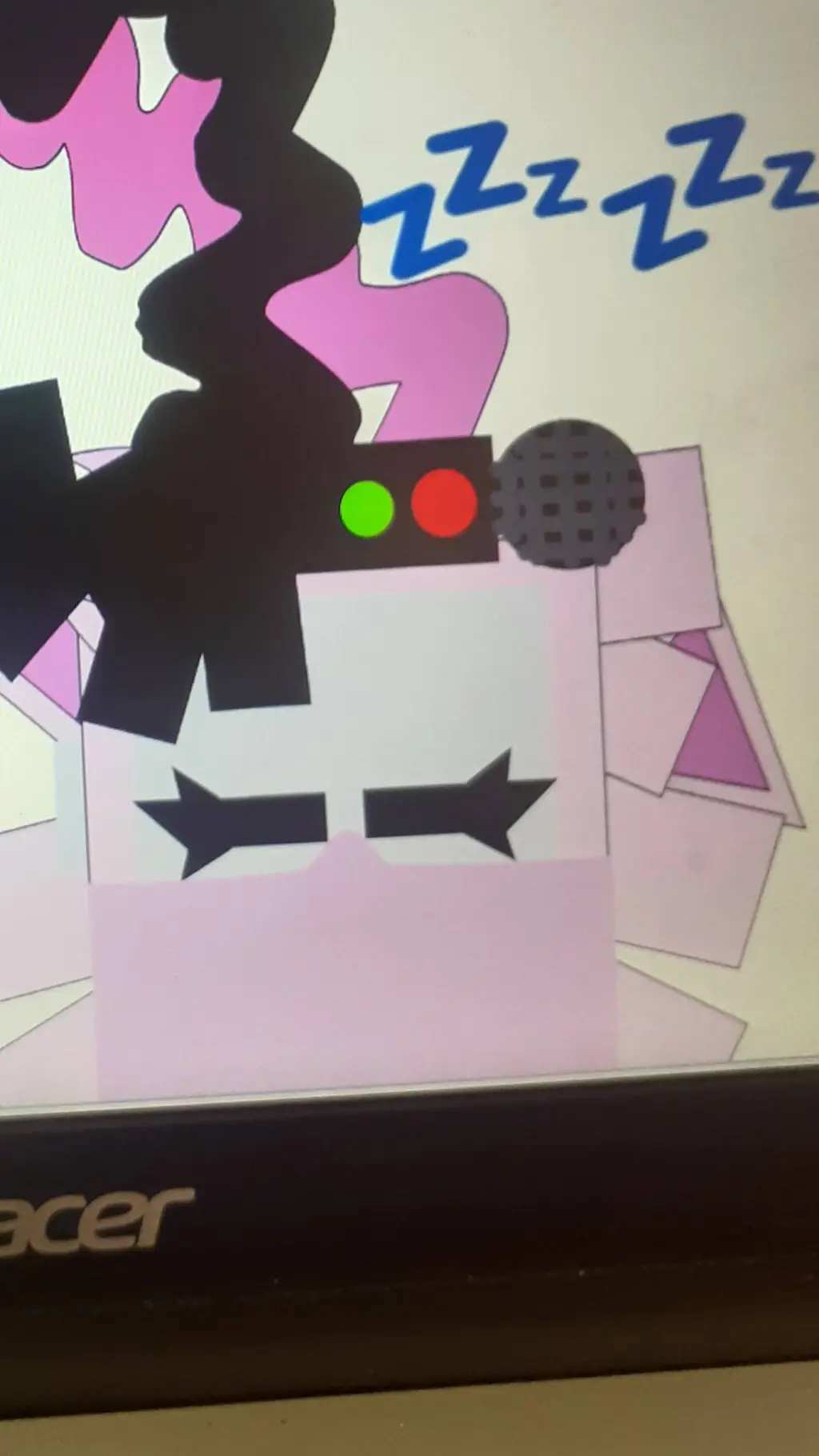 ai character: ? background