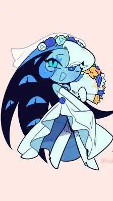 ai character: Shadow Milk Cookie background