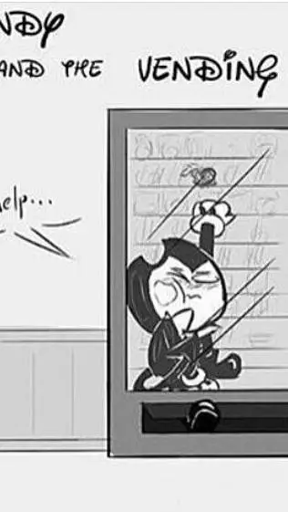 ai character: Bendy Stuck background