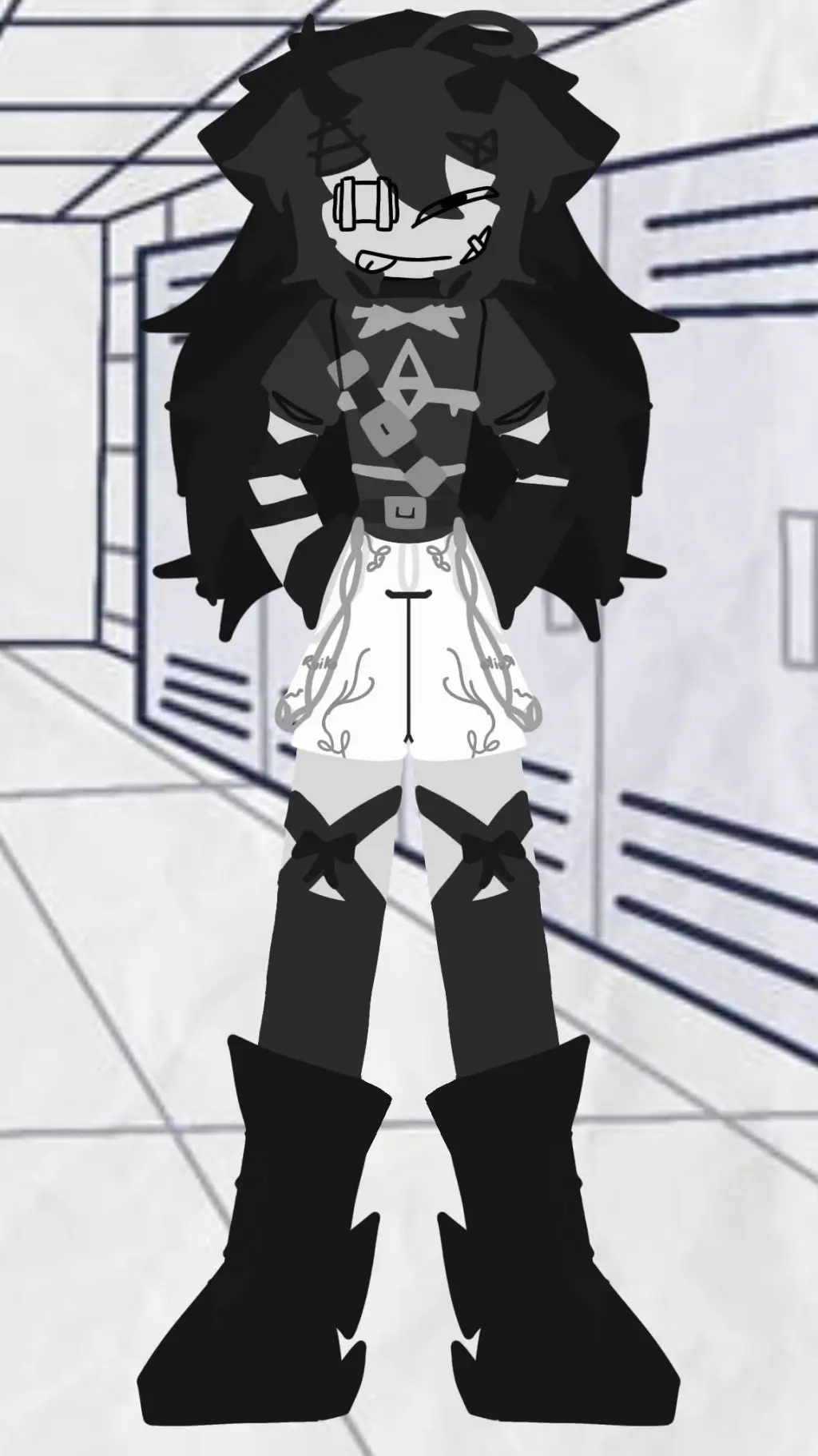ai character: Ruiko.  background