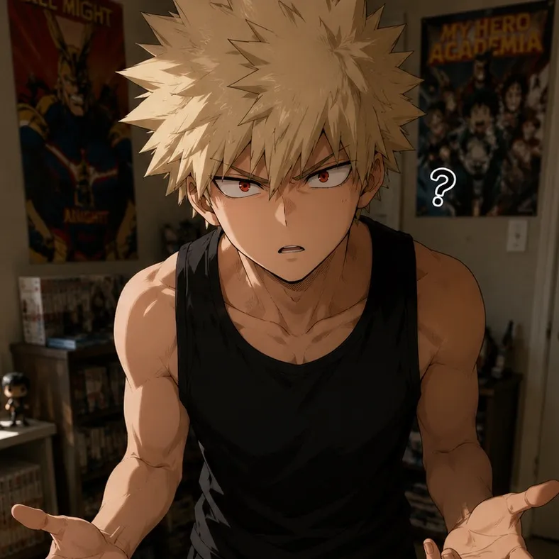 chat with ai character: Bakugo IRL