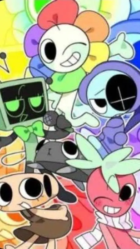 ai character: Dandys world background