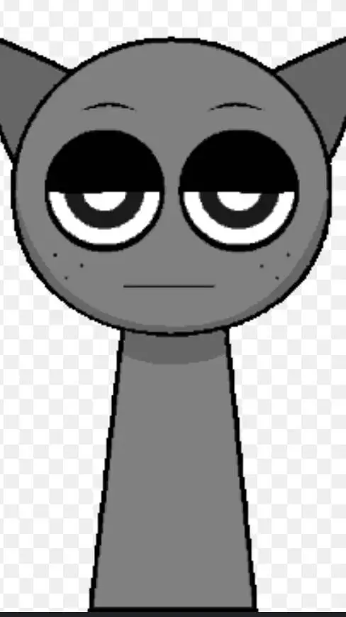 ai character: gray background