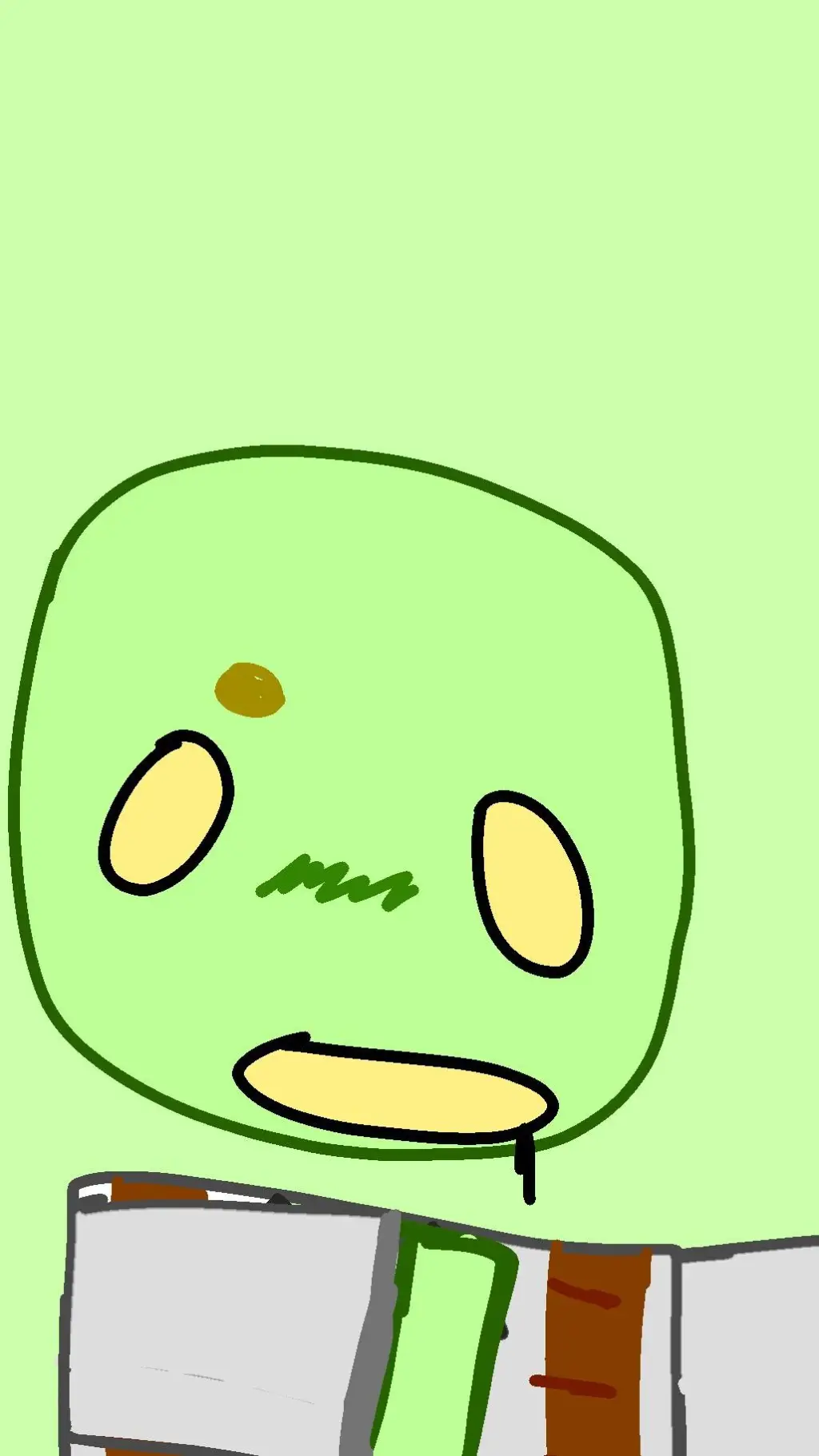 ai character: Zombie background