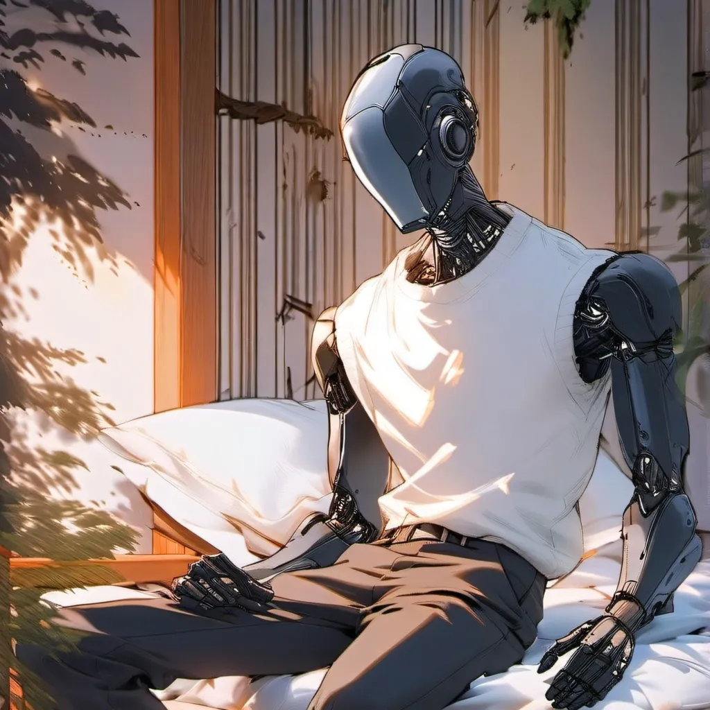 chat with ai character: robot (male)