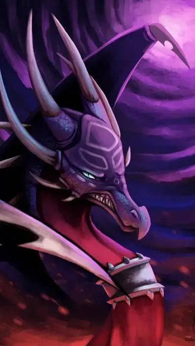 ai character: Cynder Malvada  background