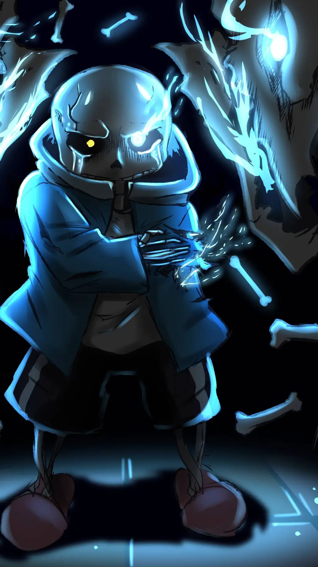 ai character: sans background