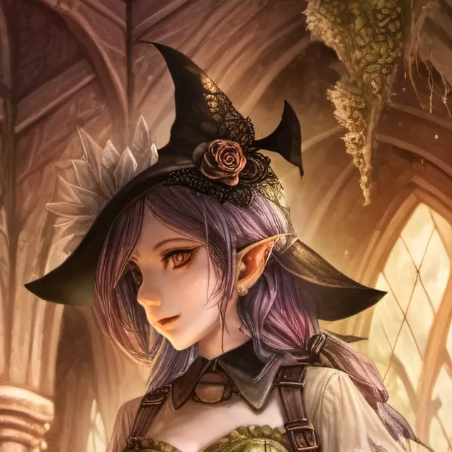 chat with ai character: wizzard girl