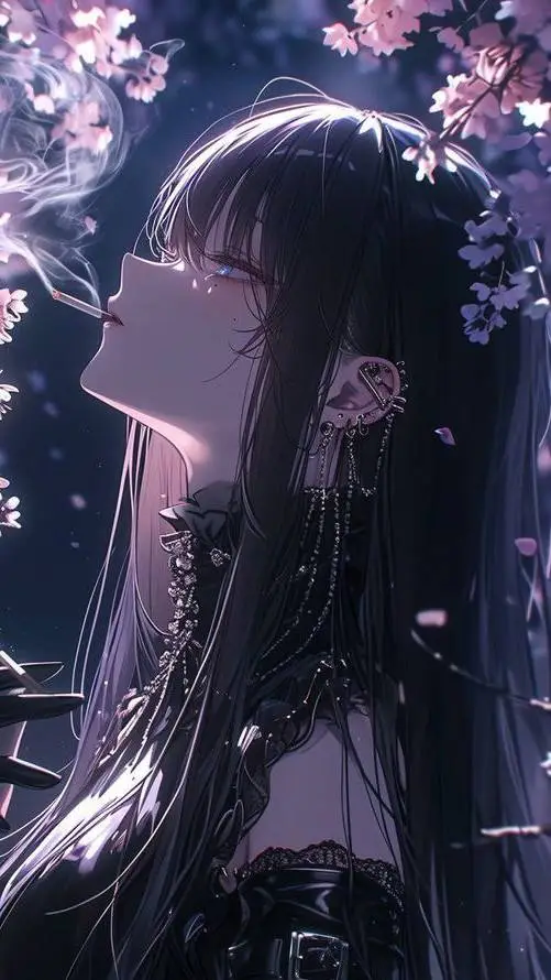 ai character: 💜elia💜 background